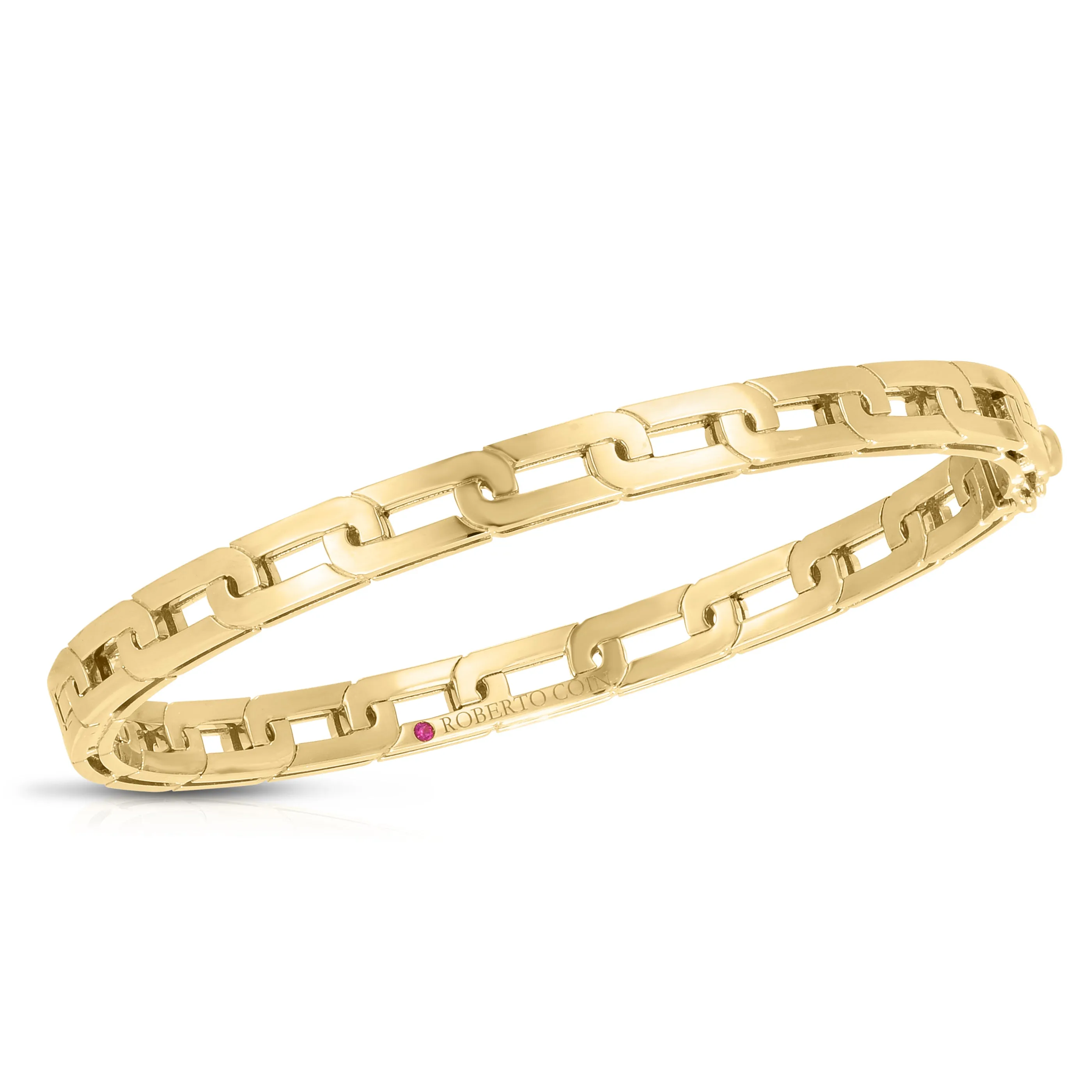 Roberto Coin 18K Yellow Gold Navarra Bangle