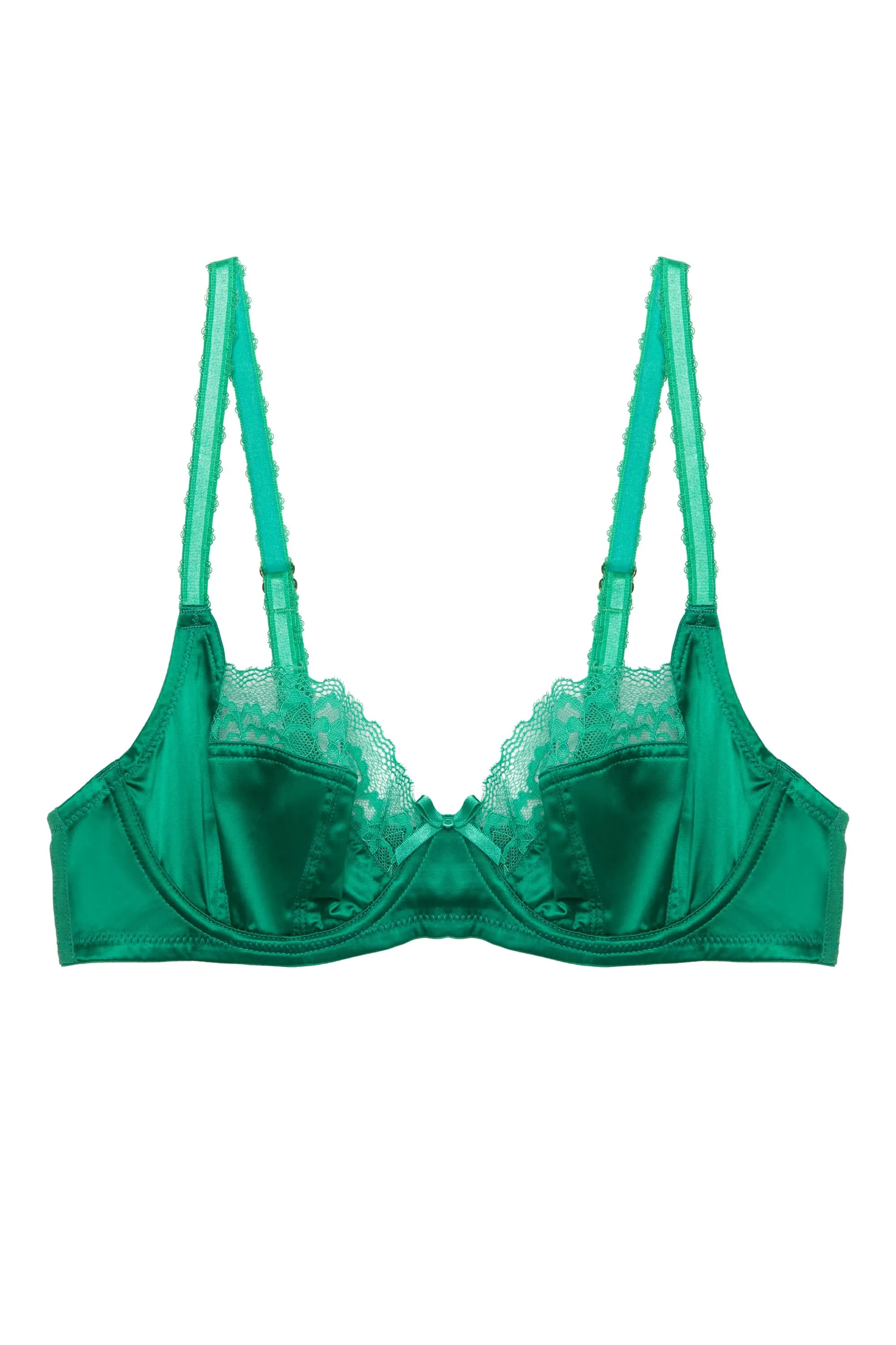 Rosalyn Green Lace Balconette Bra Fuller Bust Exclusive