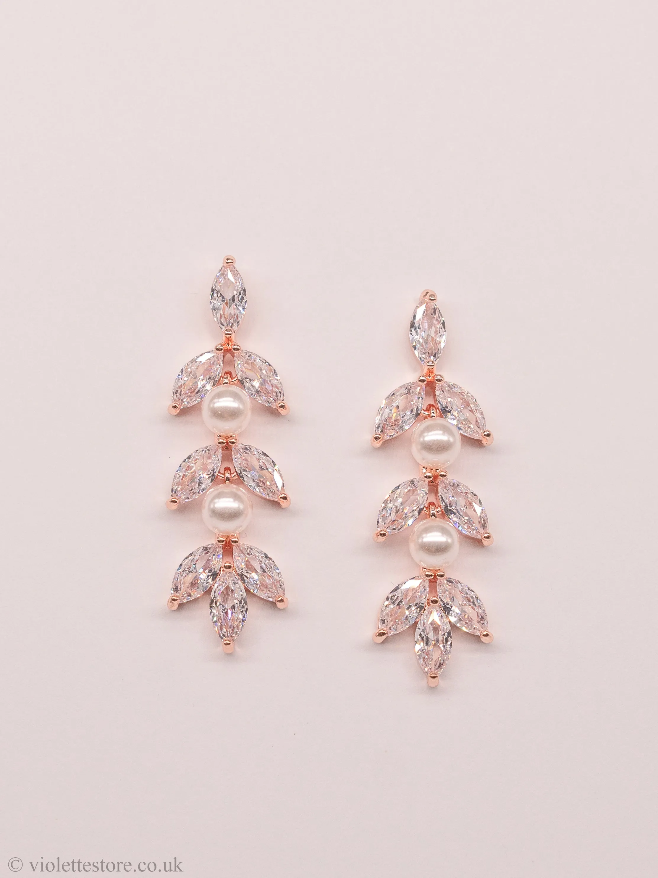 Rose Gold & Gold Earrings