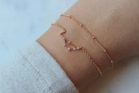 Rose Gold Zodiac Bracelet Set