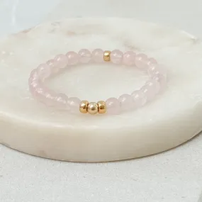 Rose Quartz Gemstone Bracelet