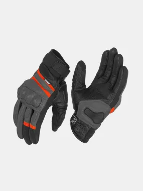 Rynox Air GT Gloves-Dark Grey Orange