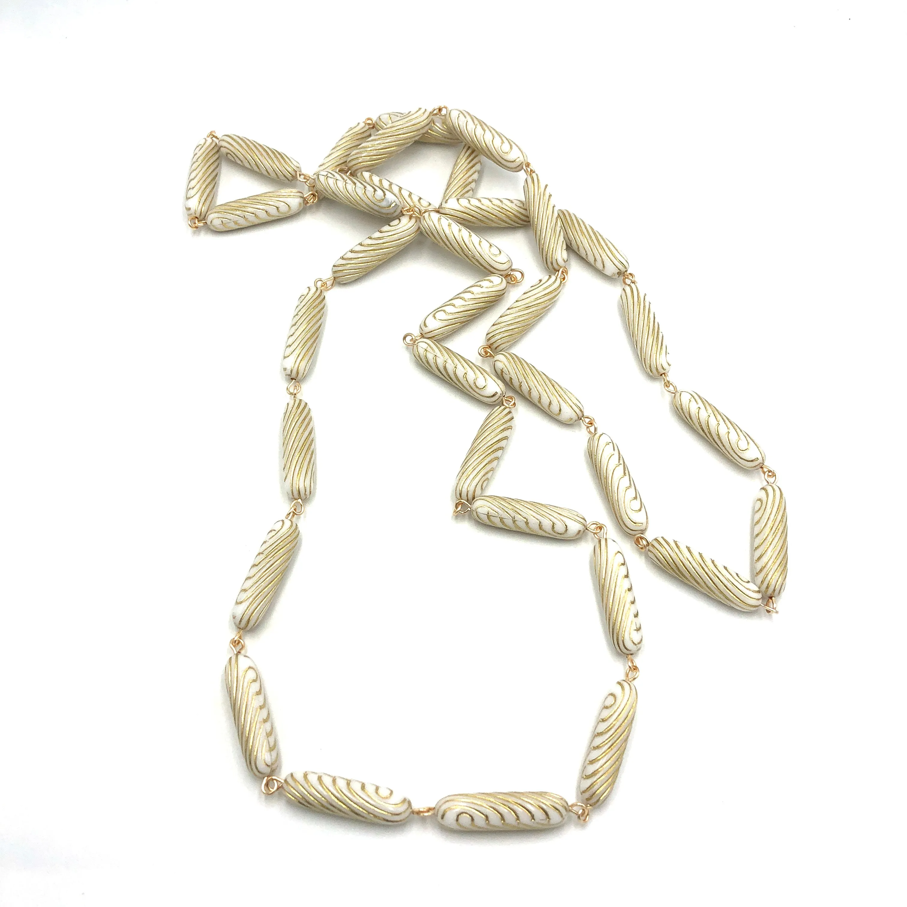 Sand Ripples Rope Necklace