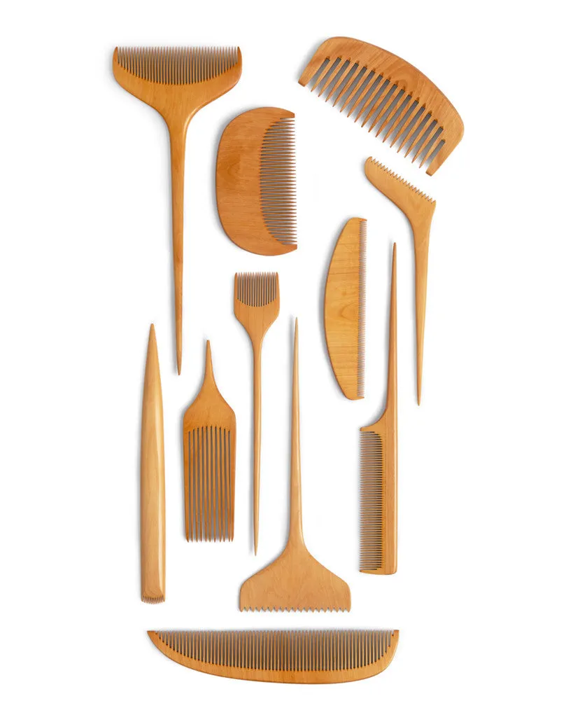 Short Tooth Boxwood Comb