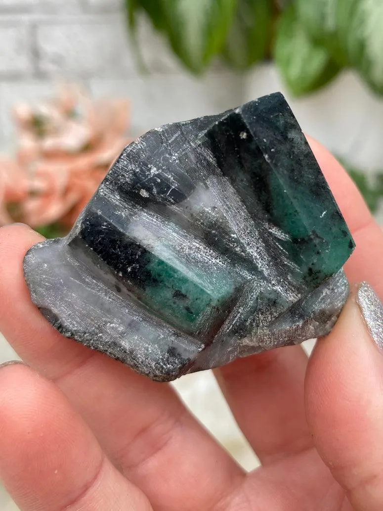 Small Green Emerald Matrix