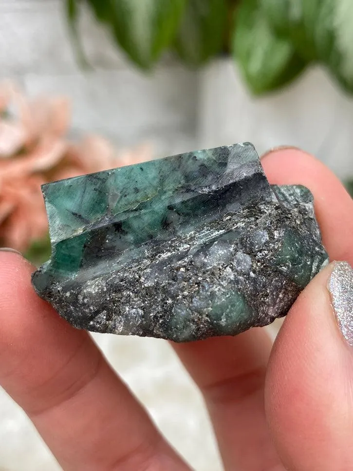 Small Green Emerald Matrix