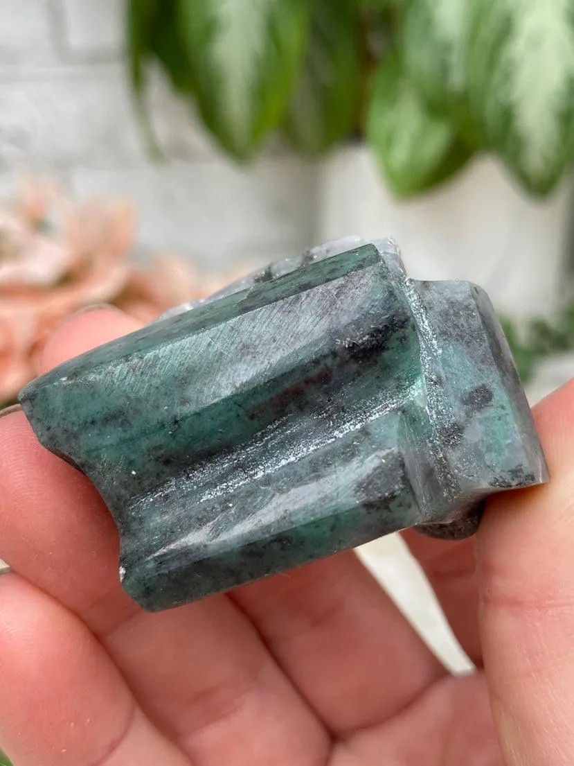 Small Green Emerald Matrix