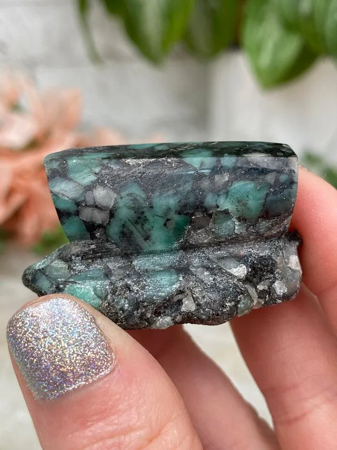 Small Green Emerald Matrix