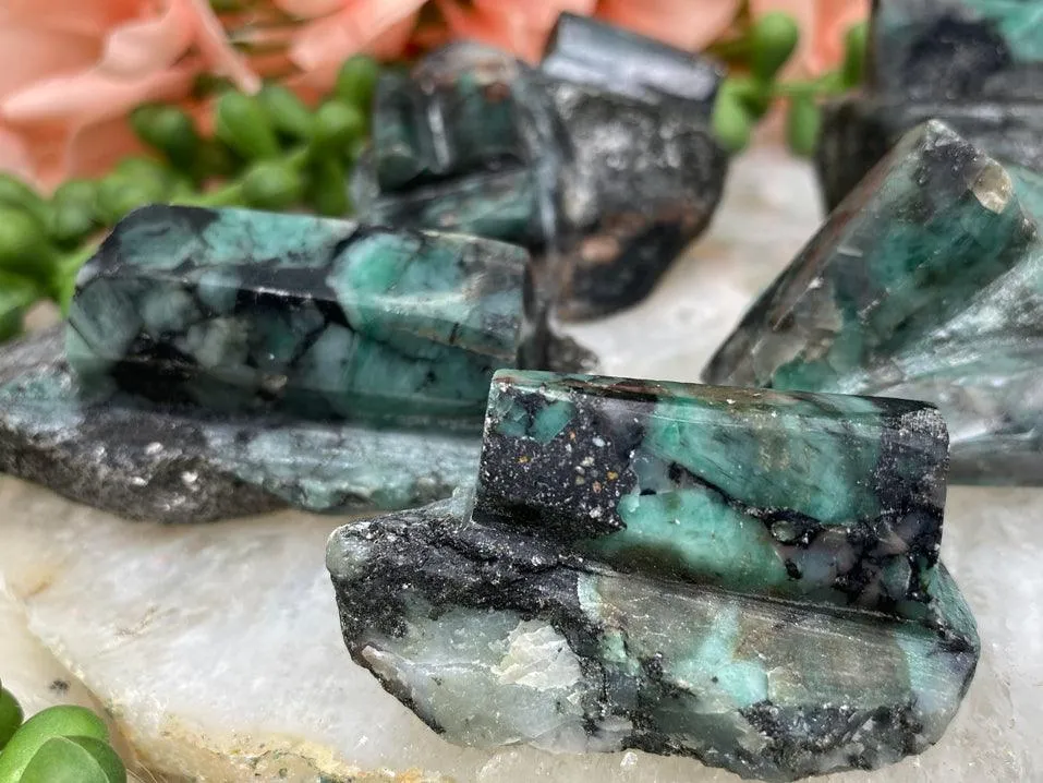 Small Green Emerald Matrix