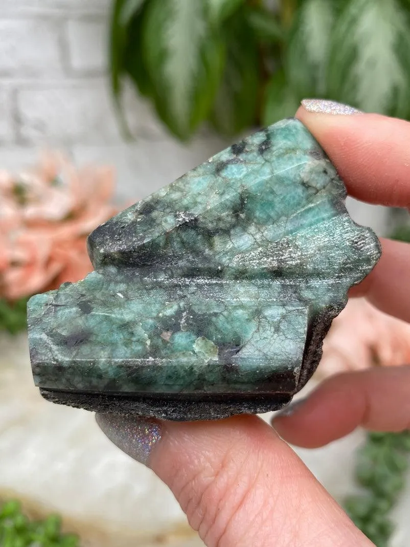 Small Green Emerald Matrix