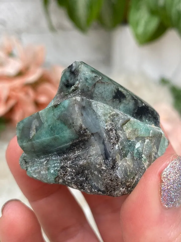 Small Green Emerald Matrix