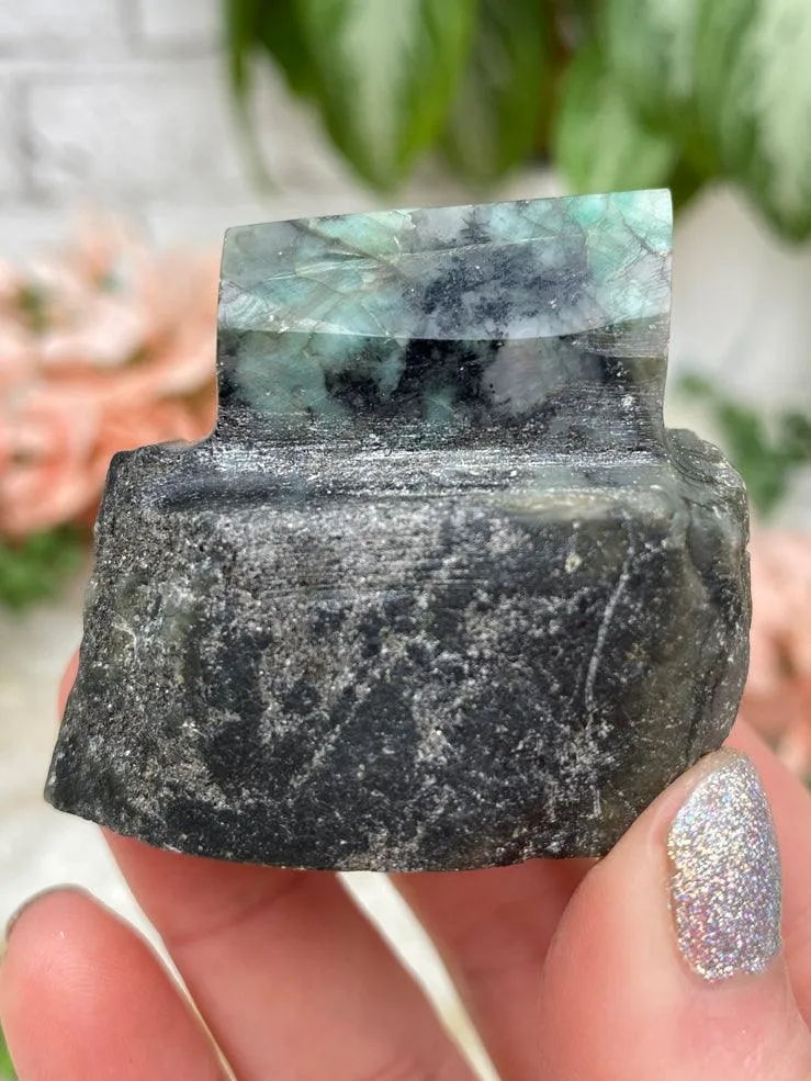 Small Green Emerald Matrix