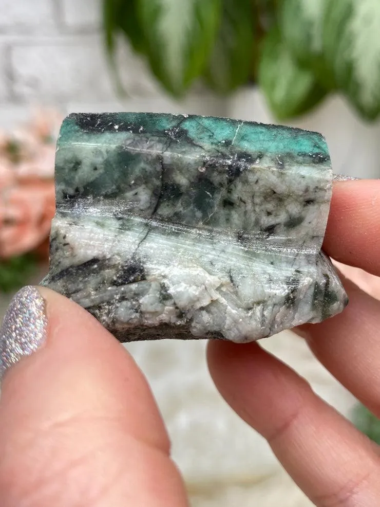 Small Green Emerald Matrix