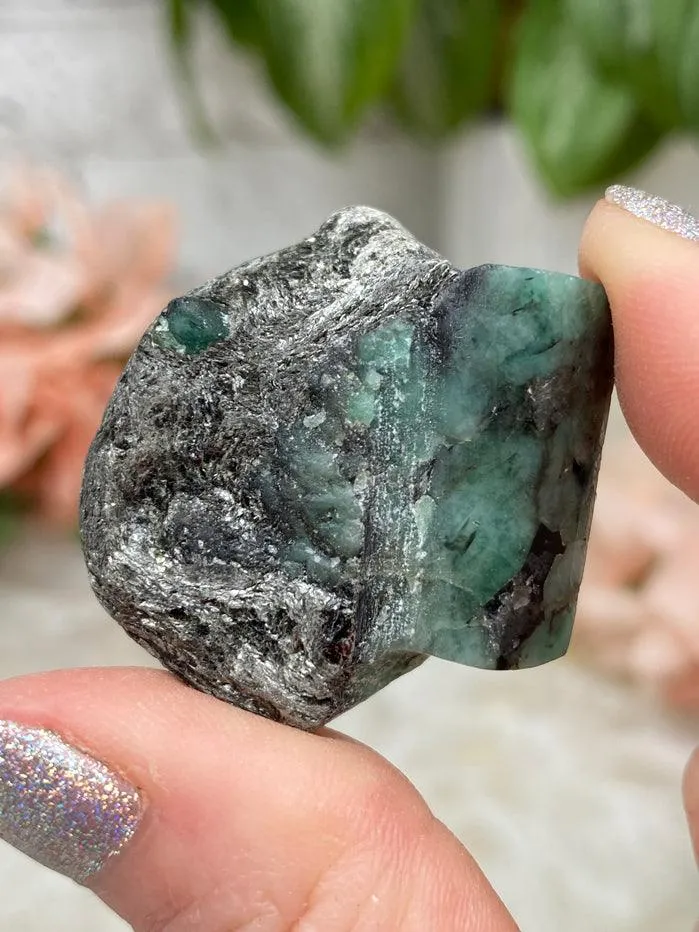 Small Green Emerald Matrix