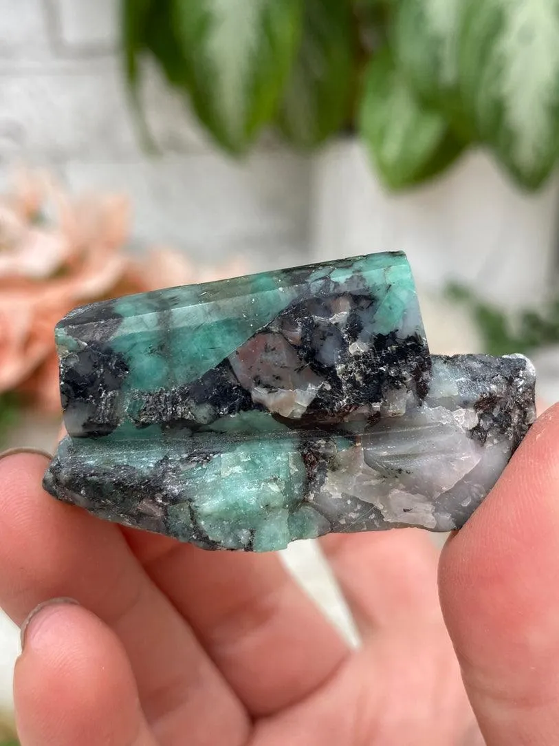 Small Green Emerald Matrix