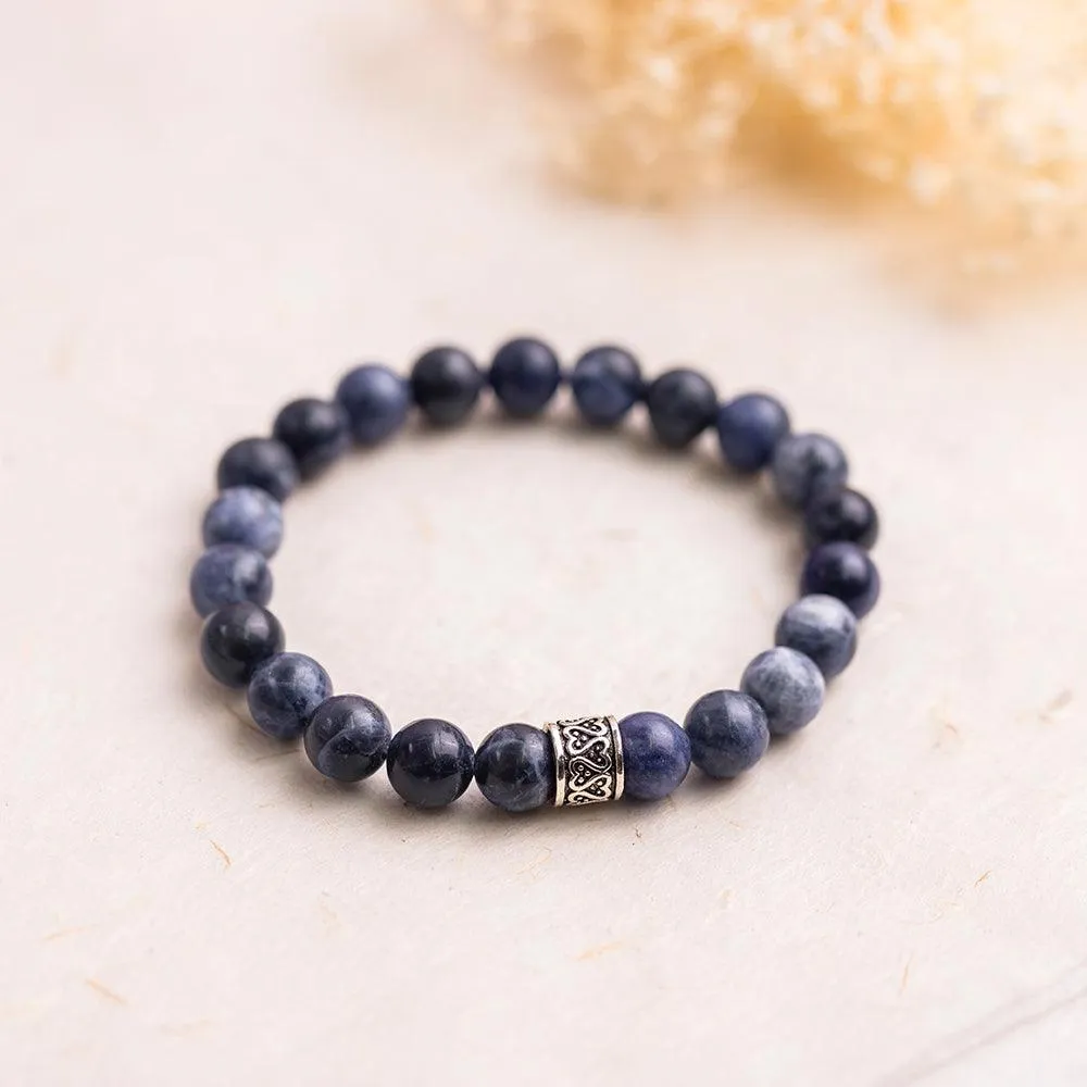 Sodalite Gemstone Bracelet - Delara Collection