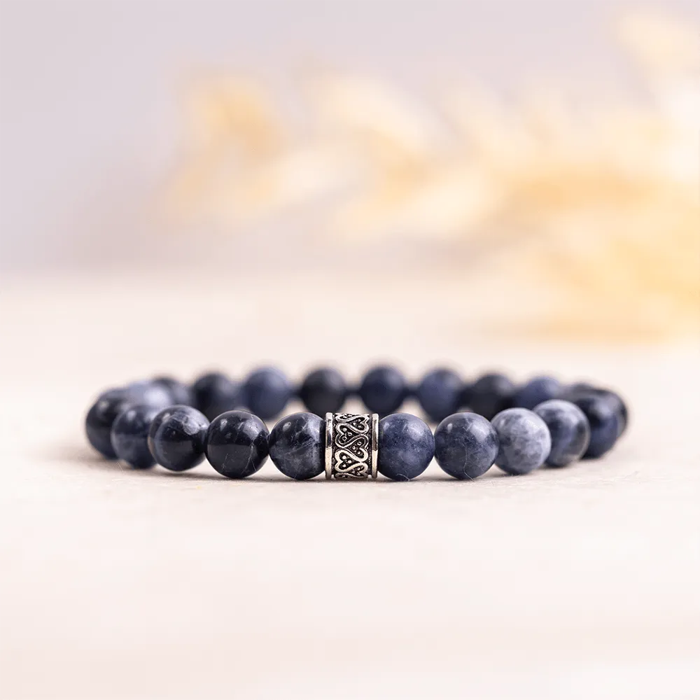 Sodalite Gemstone Bracelet - Delara Collection