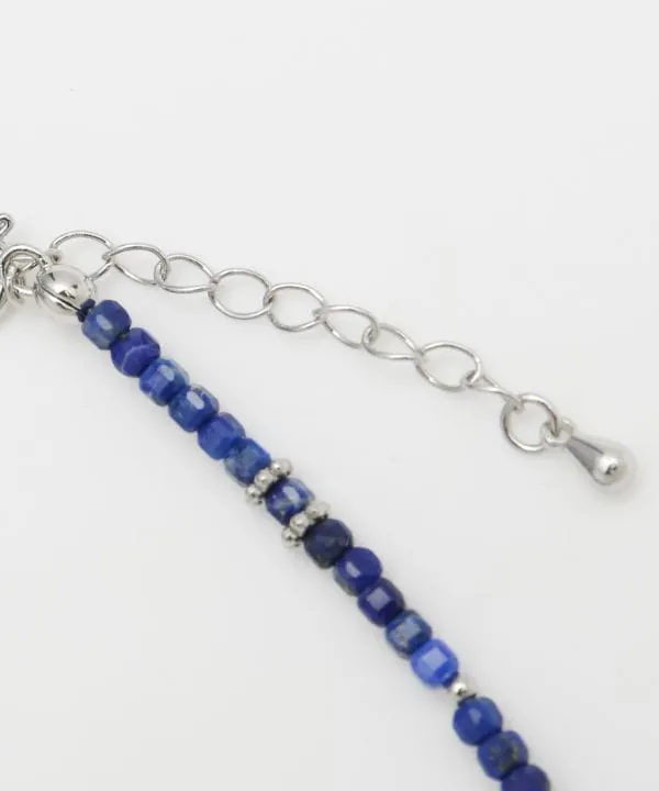 Square Shape Lapis Lazuli Beads Necklace