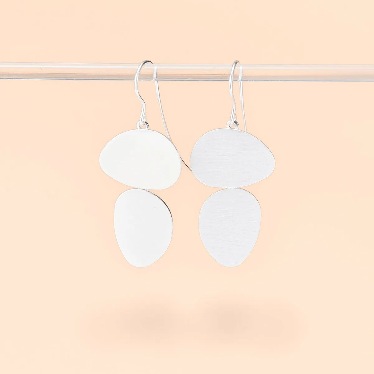 Stepping Stone Flat Earrings