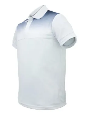 Sublimated Casual Polo - White/Navy