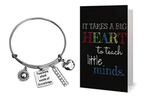 Teacher Bracelet and Card Gift Set