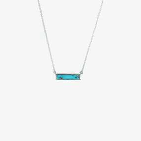 Turquoise Bar Necklace