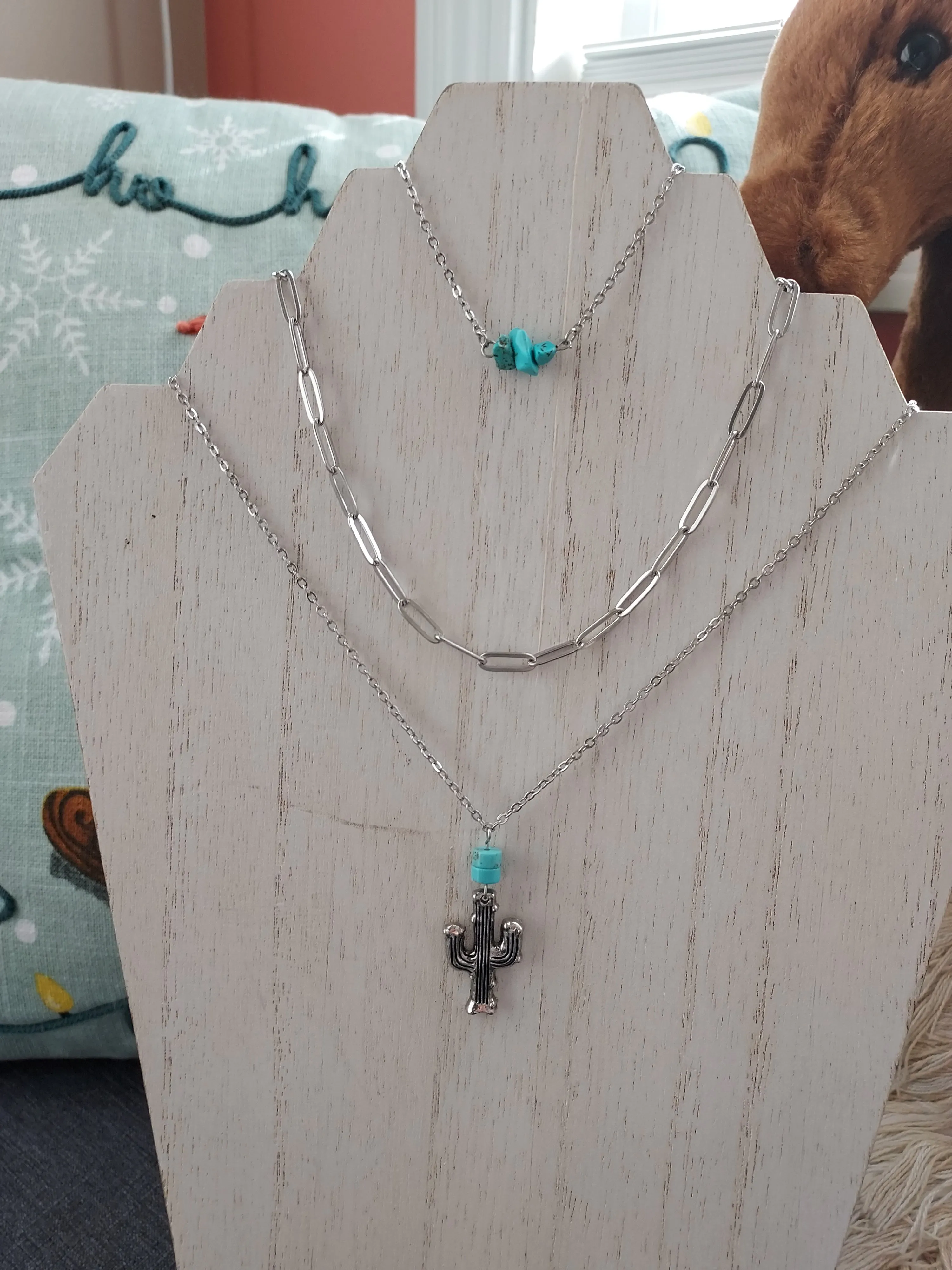 Turquoise Cactus necklace