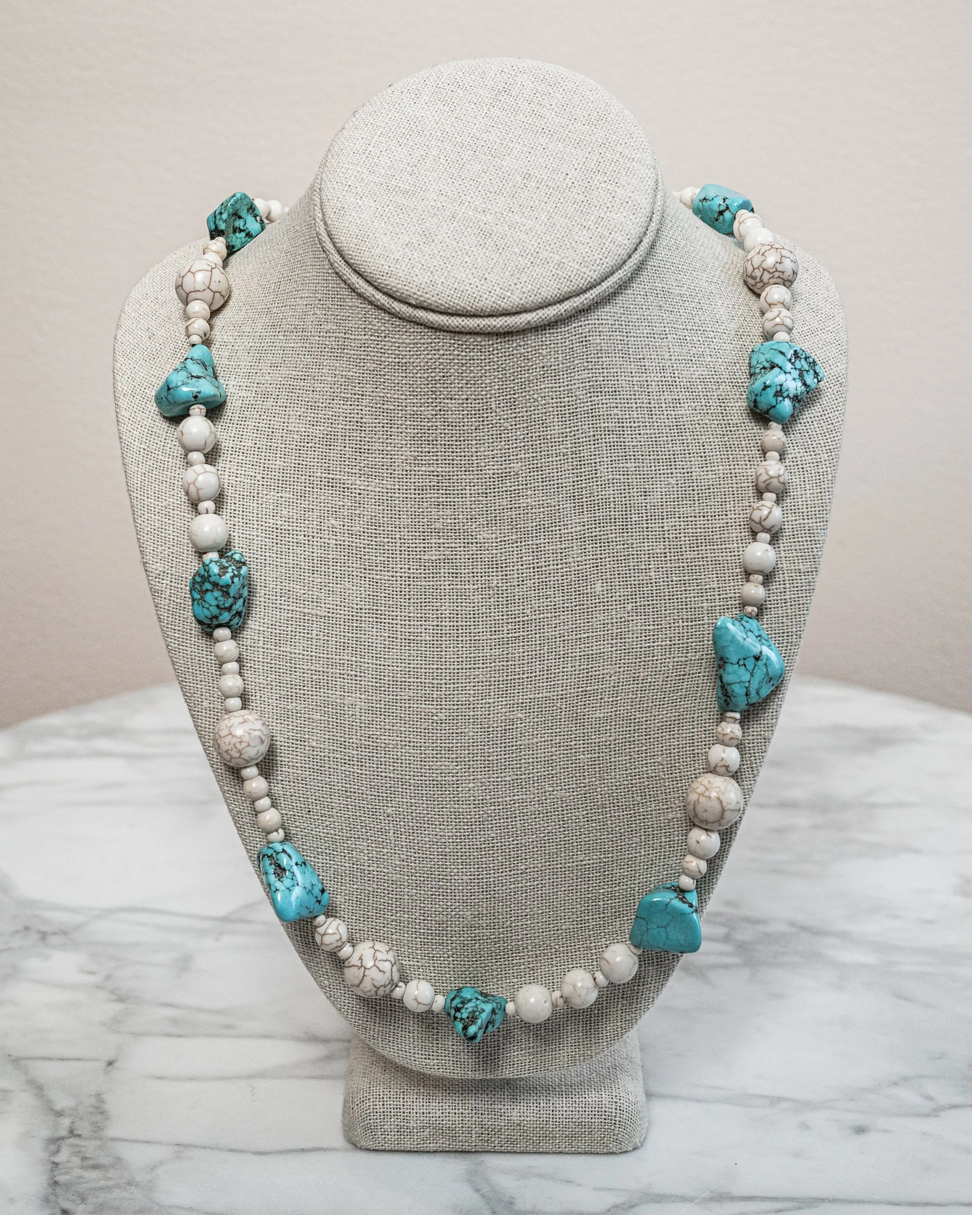 Turquoise Hawlite Necklace