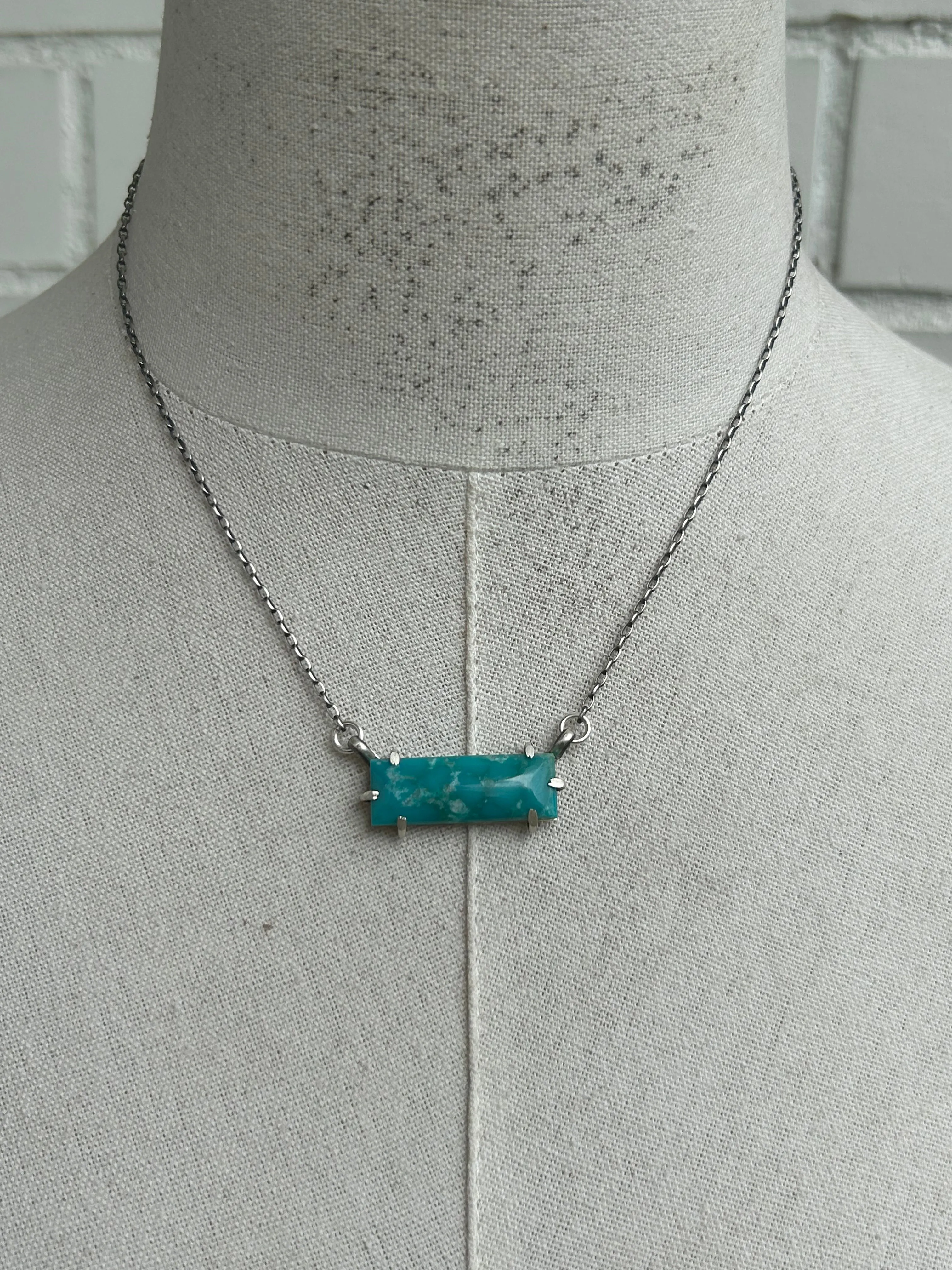 Waterproof Kingman Bar Necklace #50