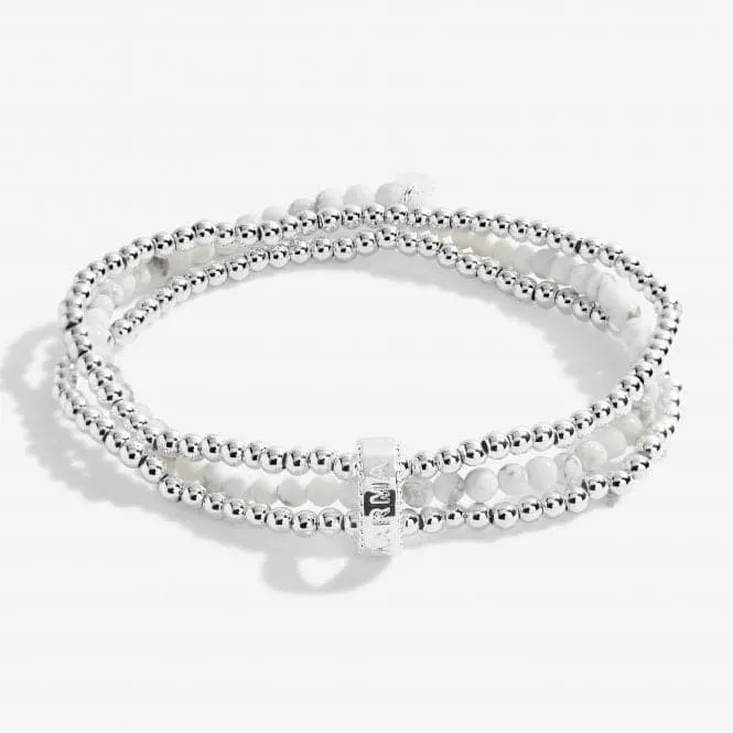 Wellness Stones Howlite Bracelet 5071