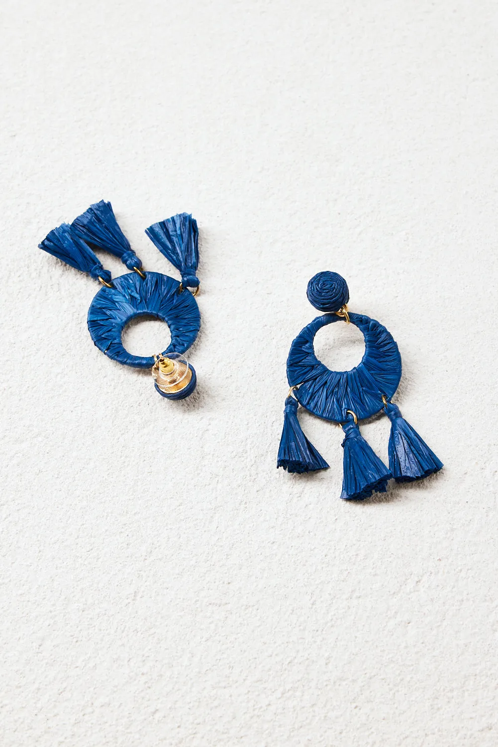 Willow Earrings in Navy