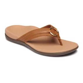 Womens Vionic Aloe Toe Post Sandal Mocha