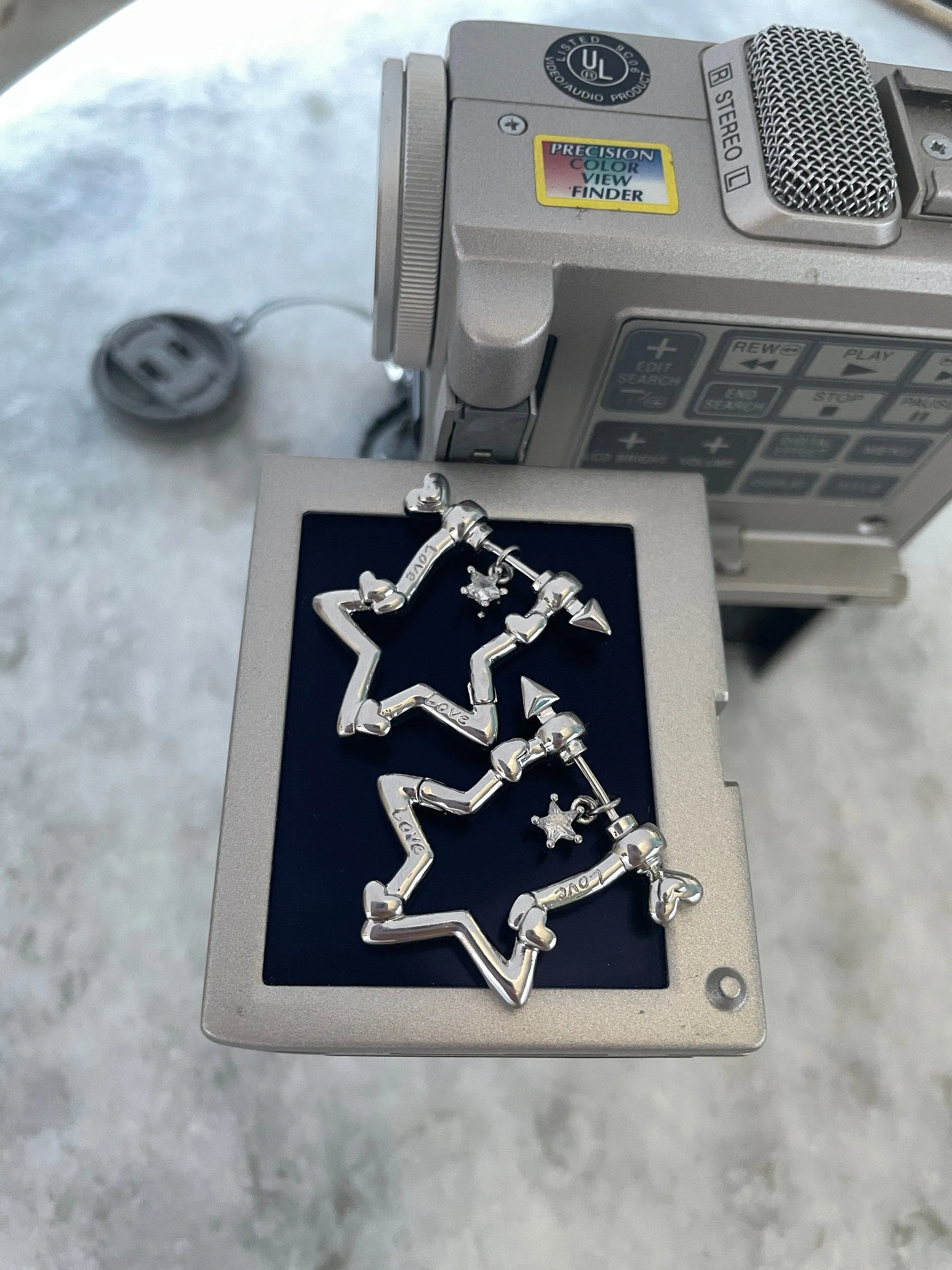 Y2K Grunge Earring Star Arrow Nana Punk Earrings Goth Hoop Earrings Grunge Statement  Cyber Goth Cupids Bow Aesthetic Gift for Her Holiday